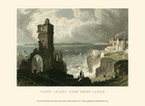 Caldy Island, from Tenby Castle Posters par T. Allom