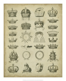 Heraldic Crowns & Coronets III Prints by Milton 