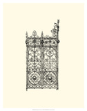 B&W Wrought Iron Gate V Prints