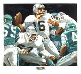 NFL Superbowl XV (Jim Plunkett) Limited Edition by Merv Corning