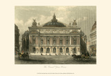 The Grand Opera House, Paris Poster by T. Allom
