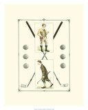 Golfers: H. Hutchinson & John Ball Poster par Spy (Leslie M. Ward) 