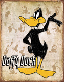 Daffy Duck Retro Layout Blikskilt