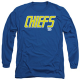 Long Sleeve: Slap Shot - Chiefs Logo T-Shirt