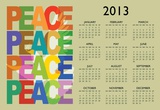 Peace Dove 2013 Calendar Poster Posters