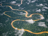 Meandering River, Tambopata National Reserve, Peru Photographic Print by Frans Lanting