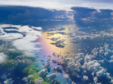 Monsoon Clouds over Ocean, Madagascar Photographie par Frans Lanting