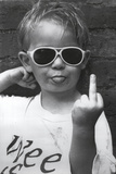 Hi Mum (Middle Finger) Print