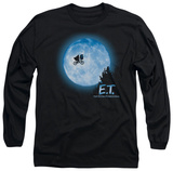 Long Sleeve: E.T. The Extra Terrestrial - E.T. Moon Scene T-Shirt