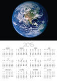 Earth from Space with Western Hemisphere Posters