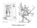 "It's just crabgrass, dear." - New Yorker Cartoon Premium Giclee Print by David Borchart