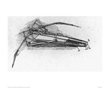 Flying Machine 4 Giclee Print by Leonardo Da Vinci