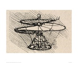 Propellor Giclee Print by Leonardo Da Vinci