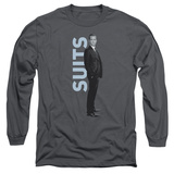 Long Sleeve: Suits - Suit Standing T-Shirt