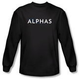 Long Sleeve: Alphas - Alphas Title T-Shirt
