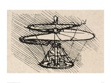 Propellor Giclée-Druck von Leonardo Da Vinci
