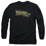 Long Sleeve: Back to the Future - BTTF 2 Logo T-shirts