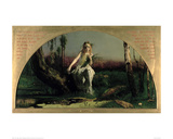 Ophélie Reproduction procédé giclée par Arthur Hughes