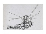 Flying Machine 2 Giclee Print by Leonardo Da Vinci