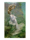 Ophelia, 1895 Giclée-Druck von Paul Steck