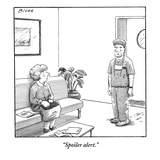 "Spoiler alert." - New Yorker Cartoon Premium Giclee Print by Harry Bliss