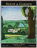 House & Garden July 1929 Throw Blanket by Harry Richardson