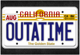 OUTATIME License Plate Movie Poster Photo