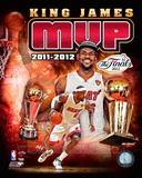 LeBron James 2012 NBA MVP Portrait Plus Photographie