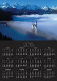 Neuschwanstein Castle Surrounded in Fog Posters by Ray Juno