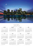 Manhattan Skyline and Reflection Posters by Bill Ross