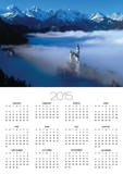 Neuschwanstein Castle Surrounded in Fog Prints by Ray Juno