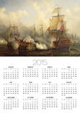 The Redoutable at Trafalgar, 21st October 1805 Poster by Auguste Etienne Francois Mayer