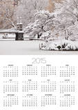 Snow covered trees with a footbridge in a public park, Boston Public Garden, Boston, Massachusetts, Prints by Mark Hunt