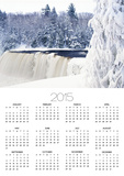 Tahquamenon Falls in Snow Poster by Jim Zuckerman