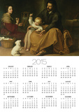 The Holy Family with the Little Bird, circa 1650 Posters by Bartolome Esteban Murillo