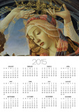 The Madonna of the Magnificat, Detail of the Virgin's Face and Crown, 1482 Posters by Sandro Botticelli