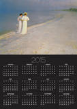 Summer Evening on the Skagen Southern Beach with Anna Ancher and Marie Kroyer, 1893 Posters by Peder Severin Kröyer