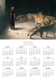 Daniel in the Lions Den, Mezzotint by J. B. Pratt, with Hand Colouring Prints by Briton Rivière