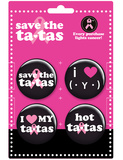 Save the Tatas - Tata Collectors Pin Set Badge
