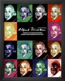Albert Einstein Tongue Pop Art Poster Print Poster