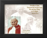 In Loving Memory (Pope John Paul II & Mother Teresa) Art Poster Print Prints