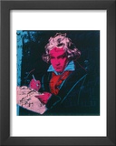 Beethoven, c.1987 (red face) Prints by Andy Warhol