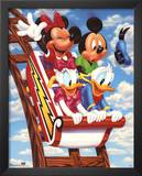 Mickey Mouse and Friends Rollercoaster Posters
