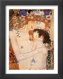 Three Ages of Women - Mother and Child Posters by Gustav Klimt