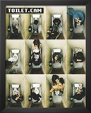 Toilet Cam (Bathroom Scenes) Art Poster Print Prints