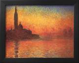 Dusk in Venice Art by Claude Monet