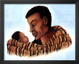 African Tribal Father Art Print POSTER Black History Prints