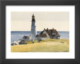 Lighthouse and Buildings, Portland Head, Cape Elizabeth, Maine, c.1927 Prints by Edward Hopper