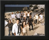Lost (Group on Beach) Glossy Photograph - TV Framed Photographic Print