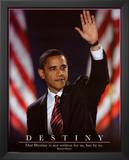 Barack Obama (Destiny) Art Poster Print Print